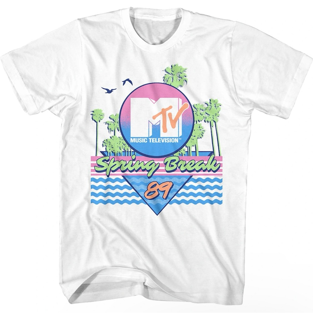 MTV Spring Break 89 Graphic T-Shirt